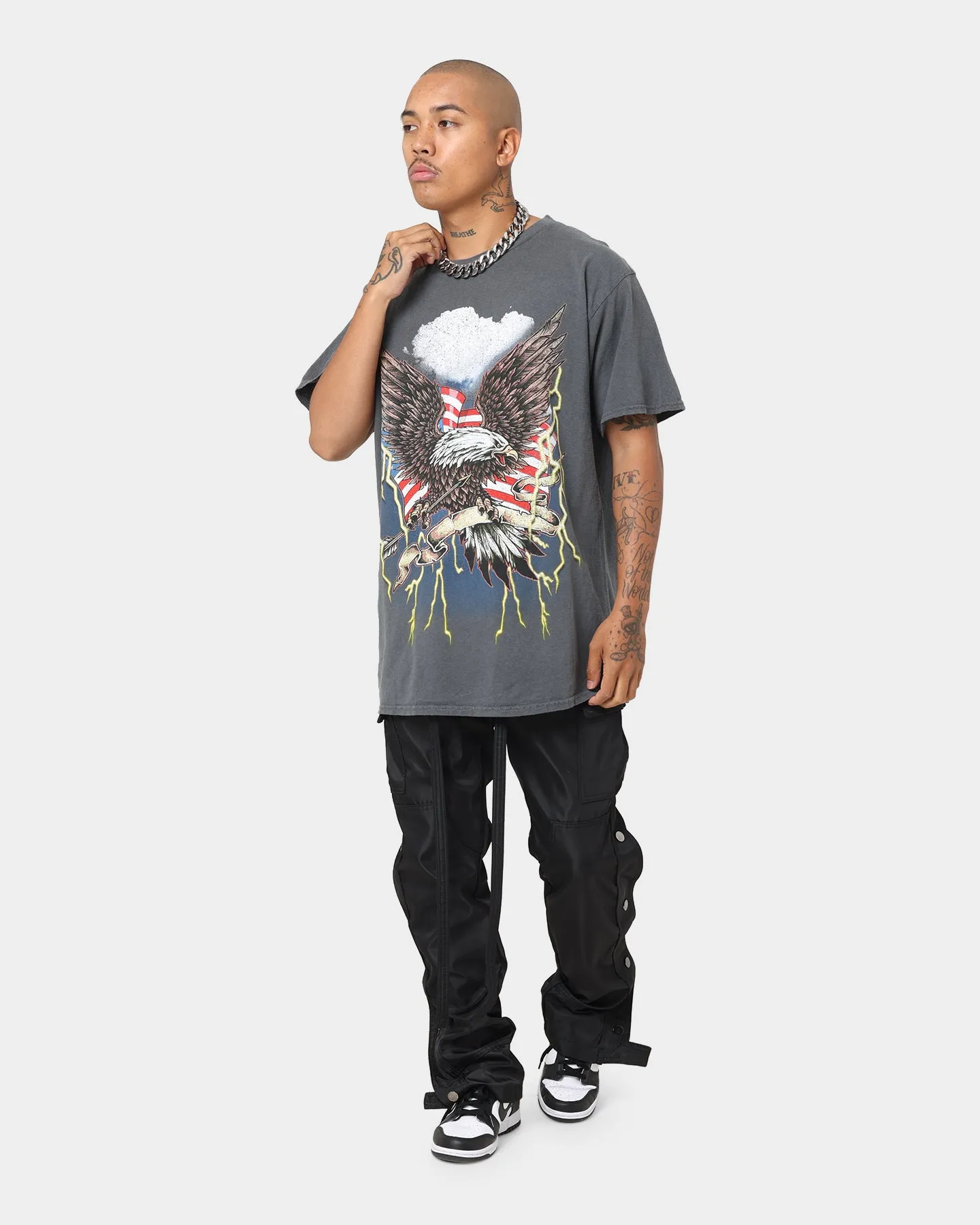 American Thrift Patriot Storm T-Shirt Off Black