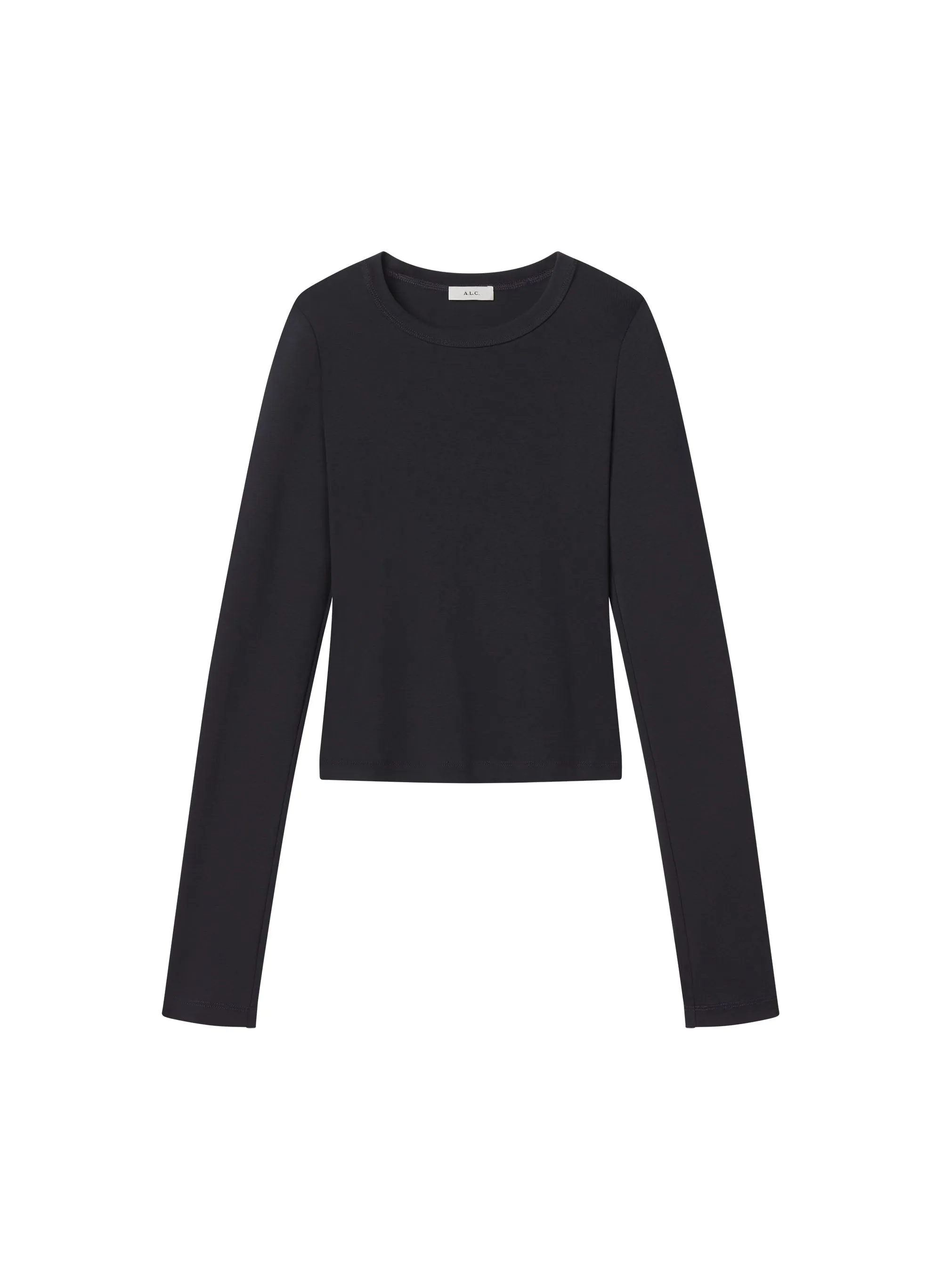 Ari Cotton Rib Long Sleeve Tee