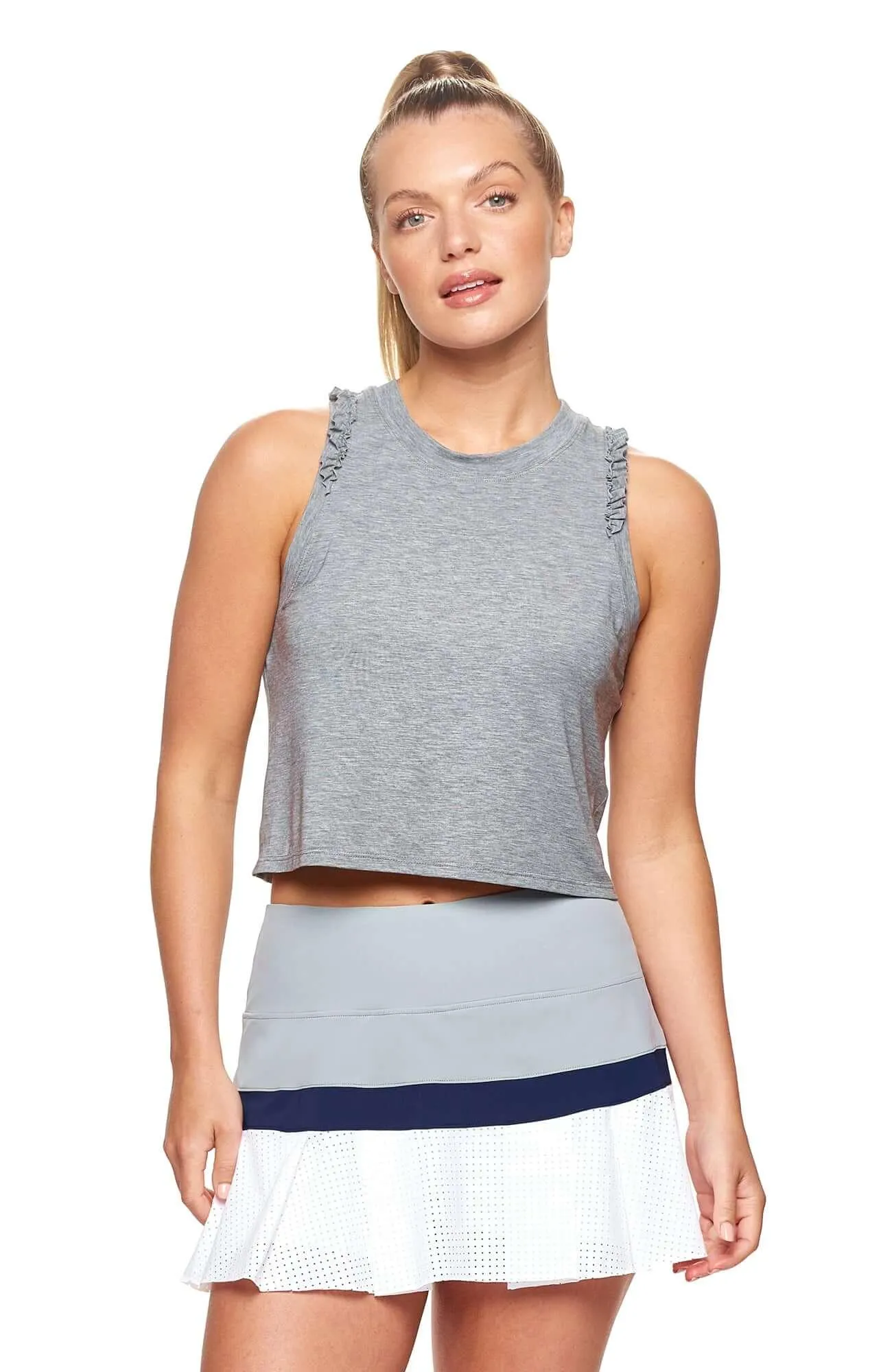 Baseline Color Block  Skort Grey