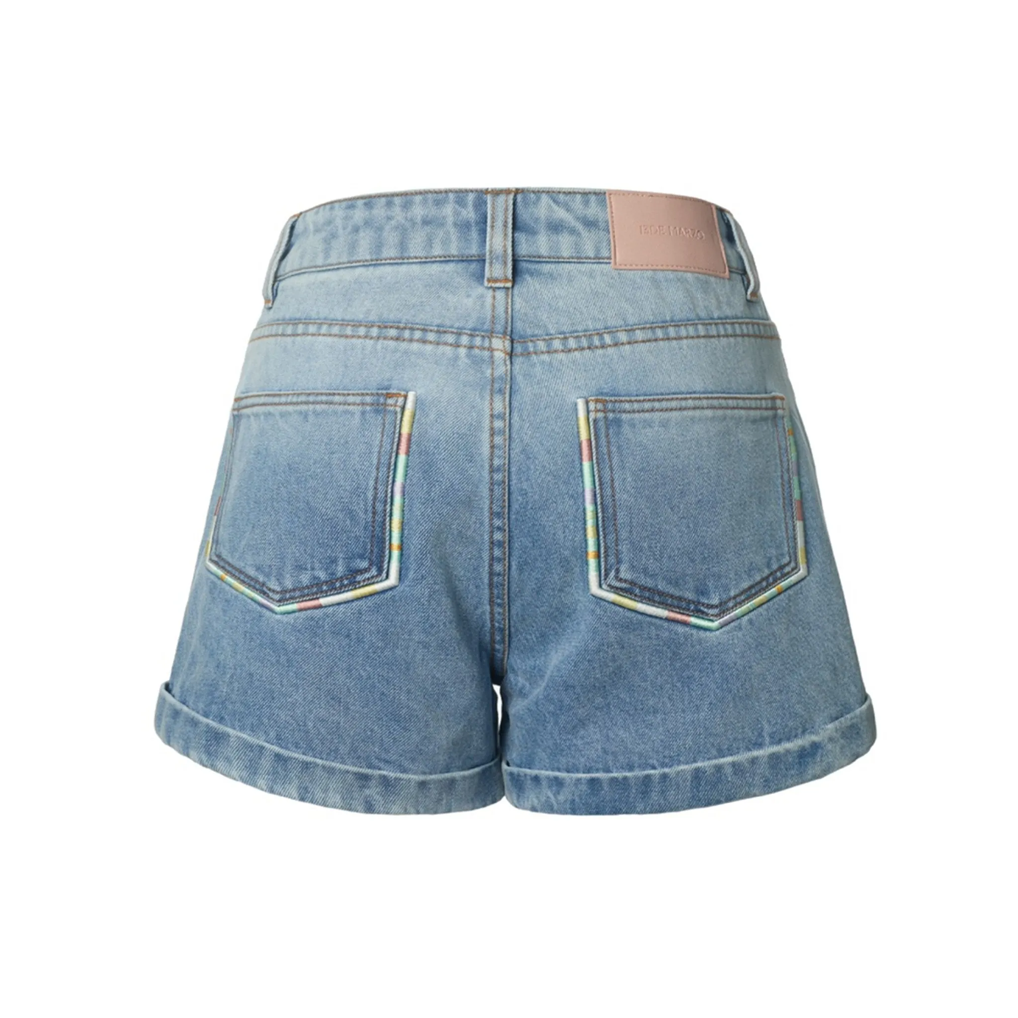 Bear Classic Denim Shorts in Blue