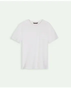 Brooks Brothers Boys Cotton Chest Pocket T-Shirt White