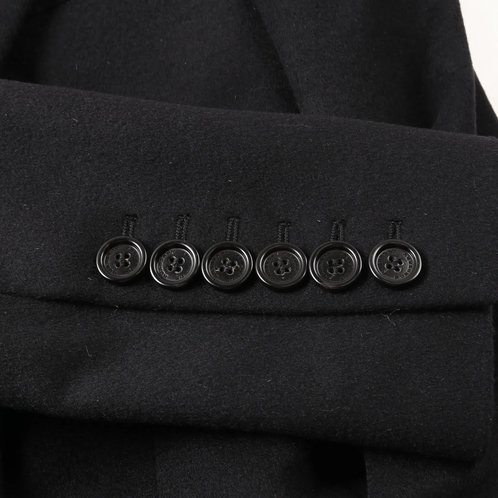 Burberry Wool Cashmere Outerwear Black