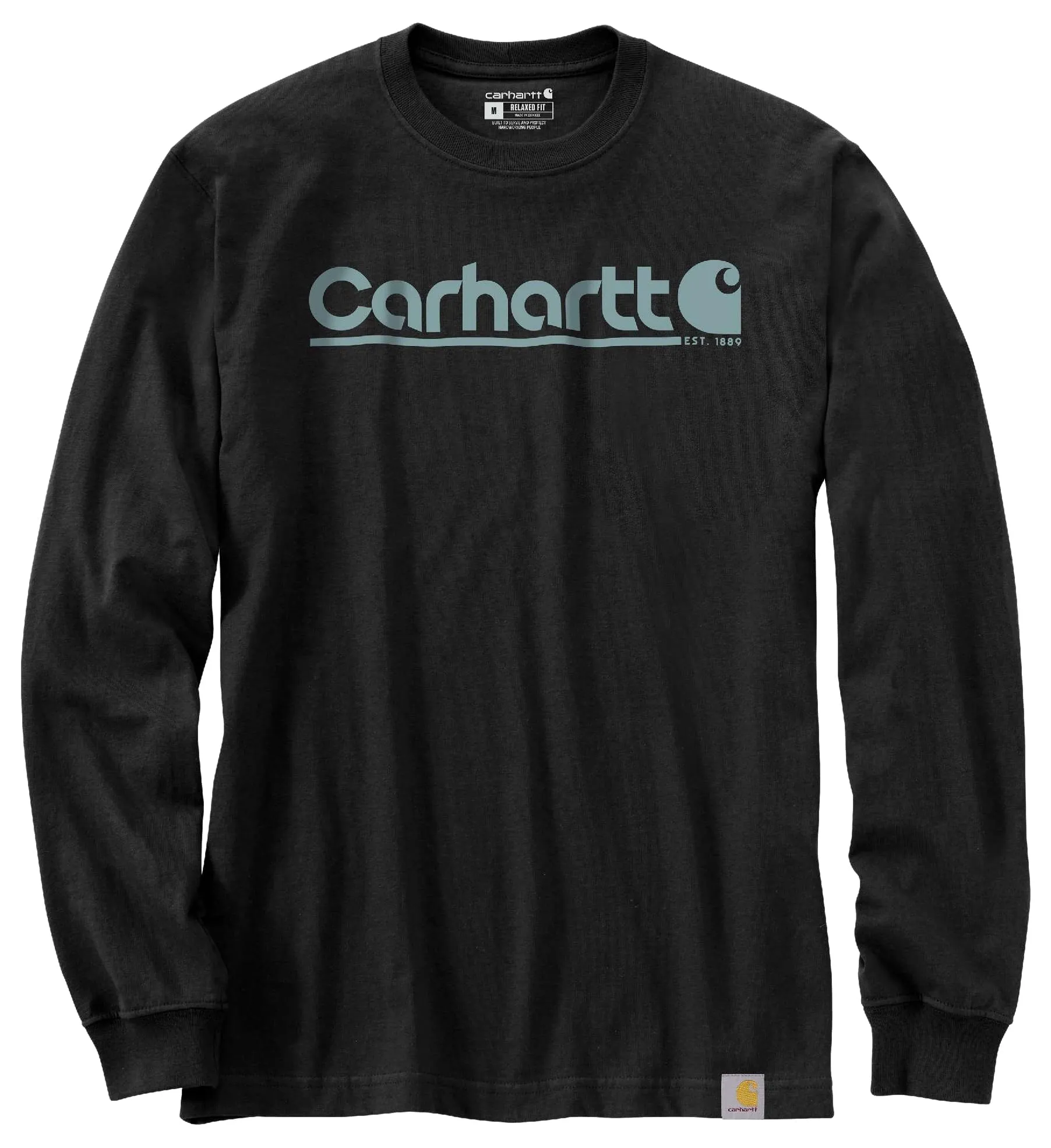 Carhartt 106362 Men's Relaxed Fit Heavyweight Long-Sleeve Logo Graphic T-Shirt