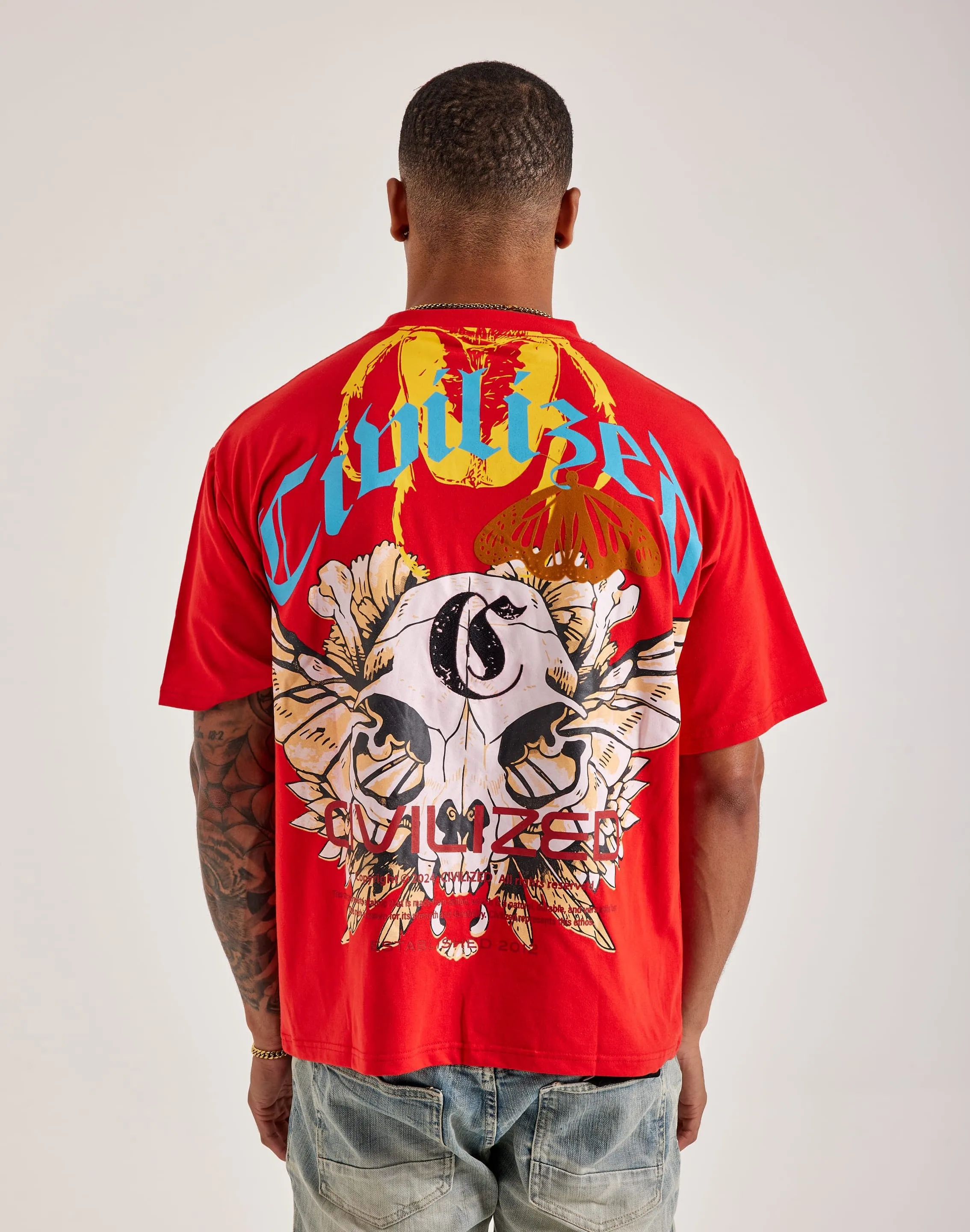 Civilized Dead Skull Tee