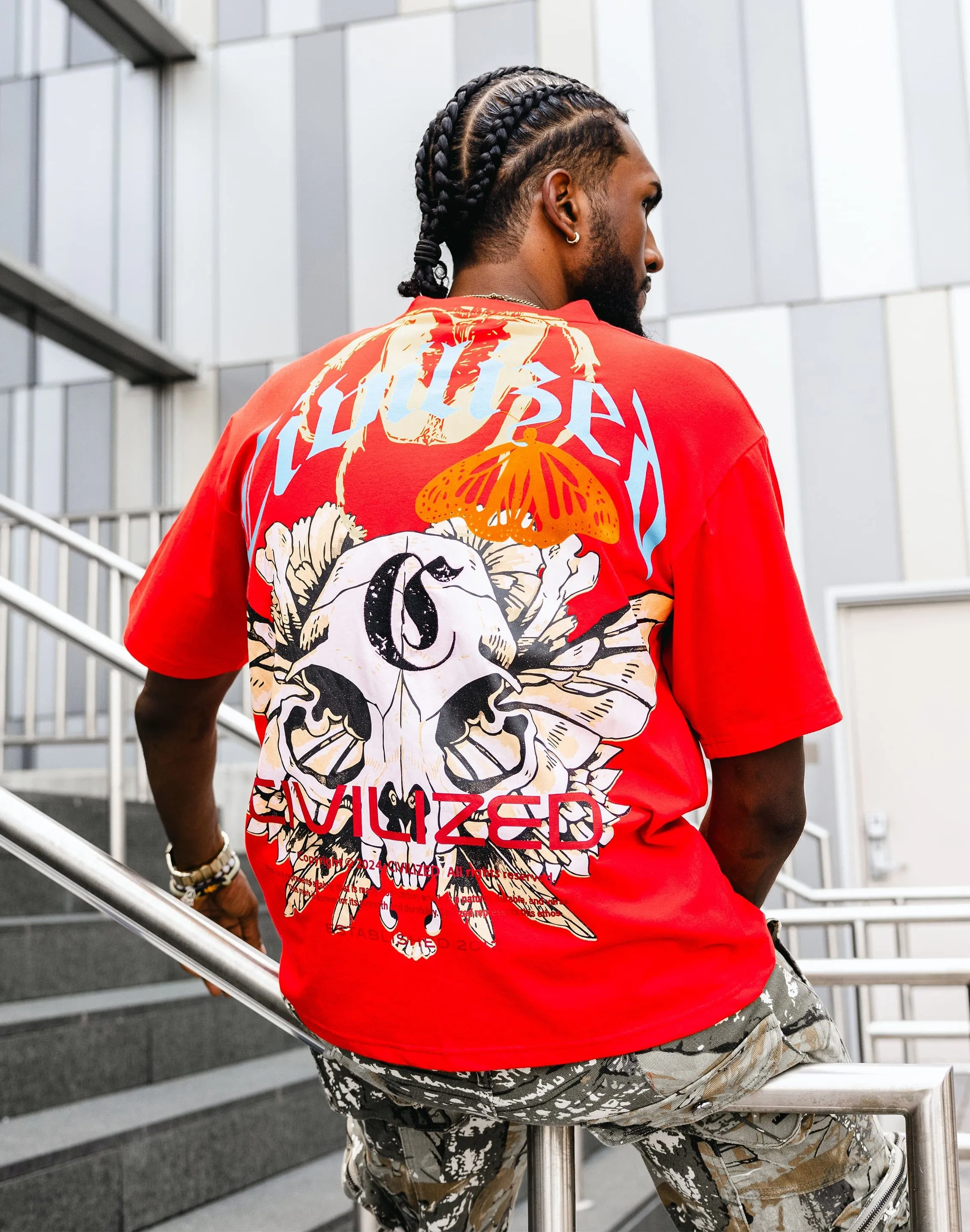 Civilized Dead Skull Tee