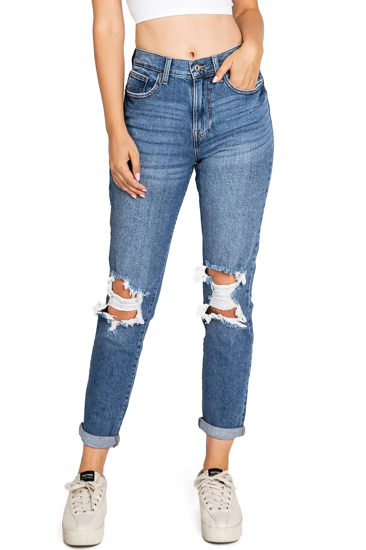 Classic High Rise Mom Jeans