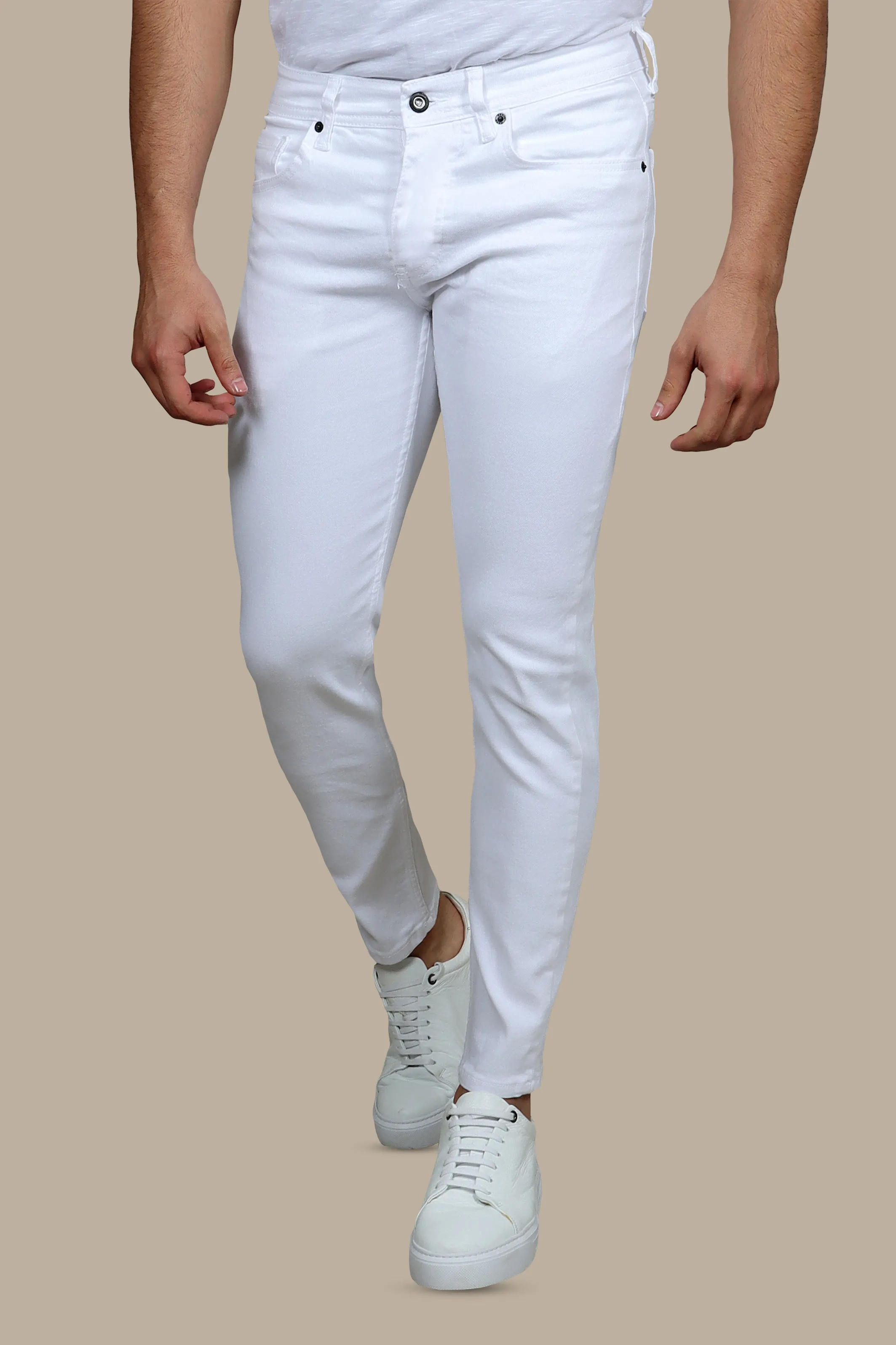 Classic White Jeans