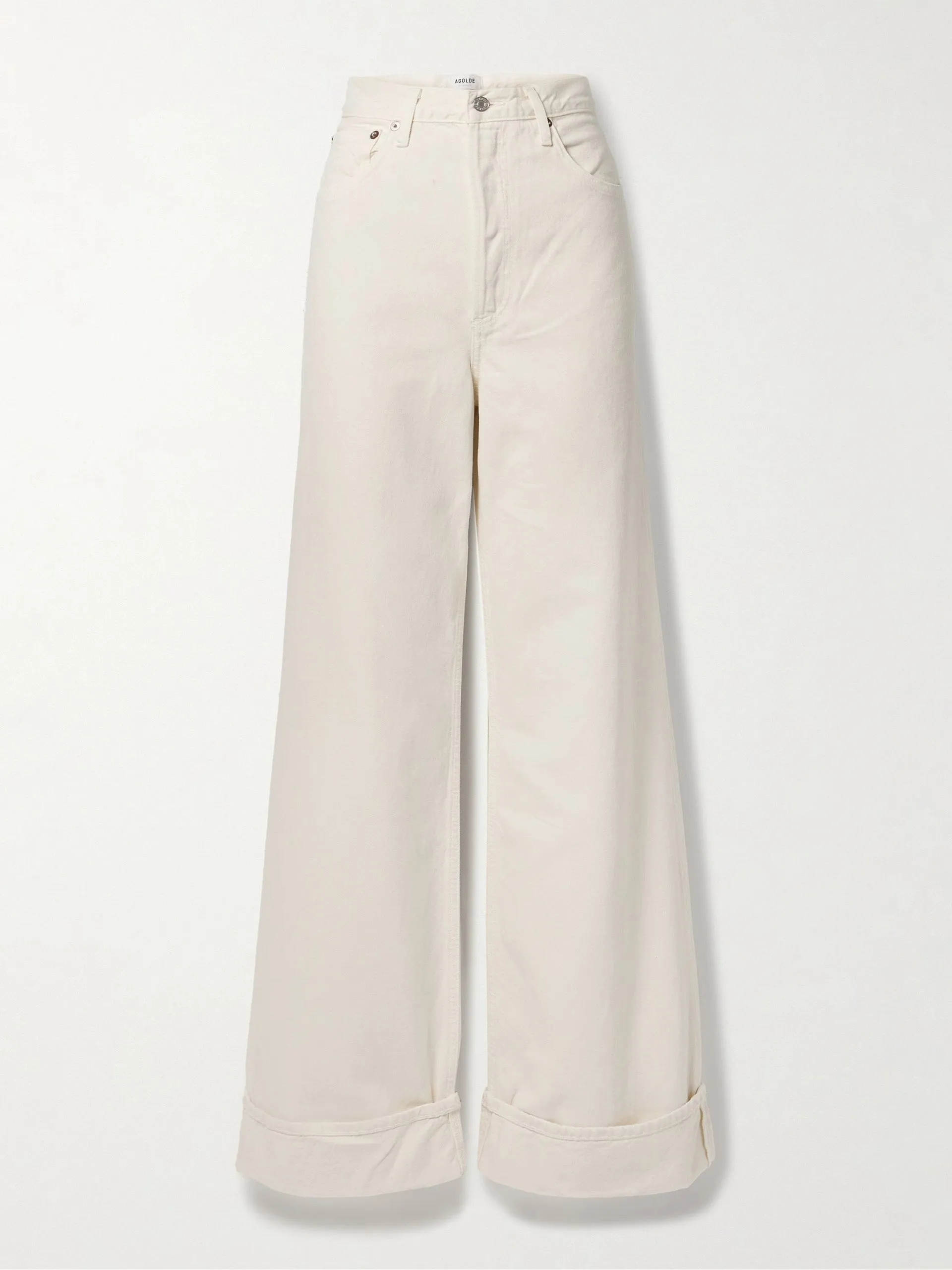 Dame high-rise wide-leg jeans