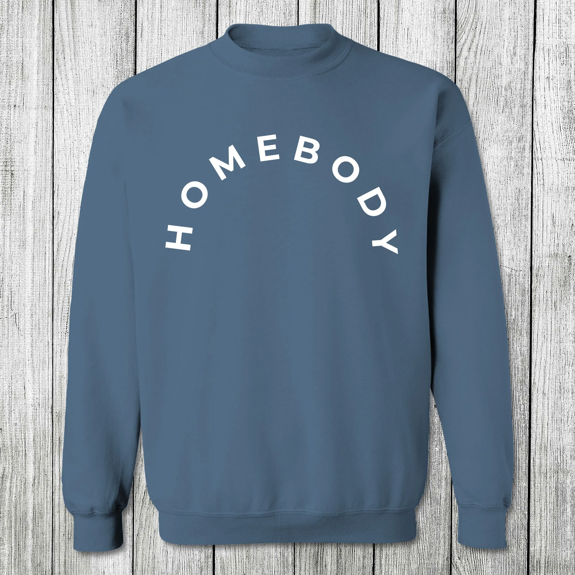 Daydream Tees Homebody Indigo Blue Sweatshirt