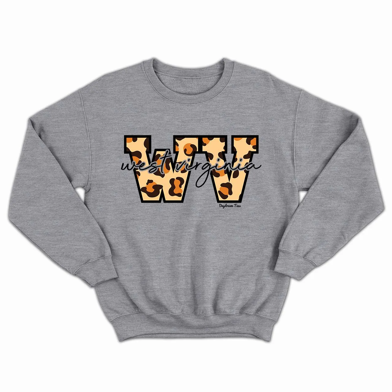 Daydream Tees WV Leopard Crewneck