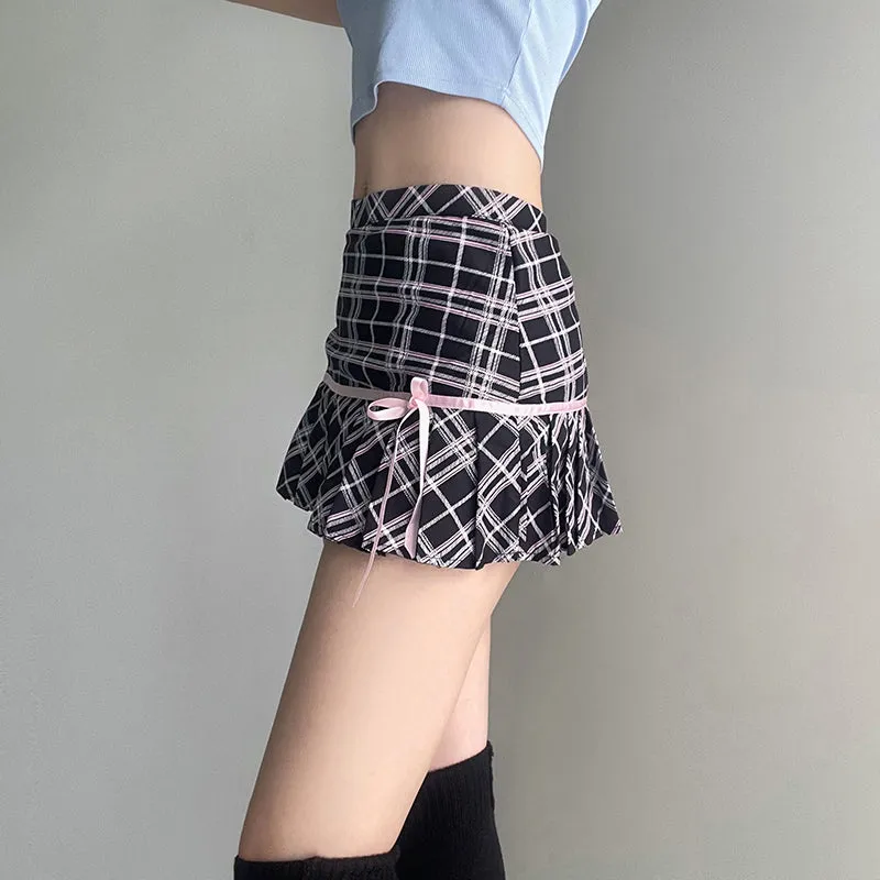 Deliah Peliated Mini Skirt