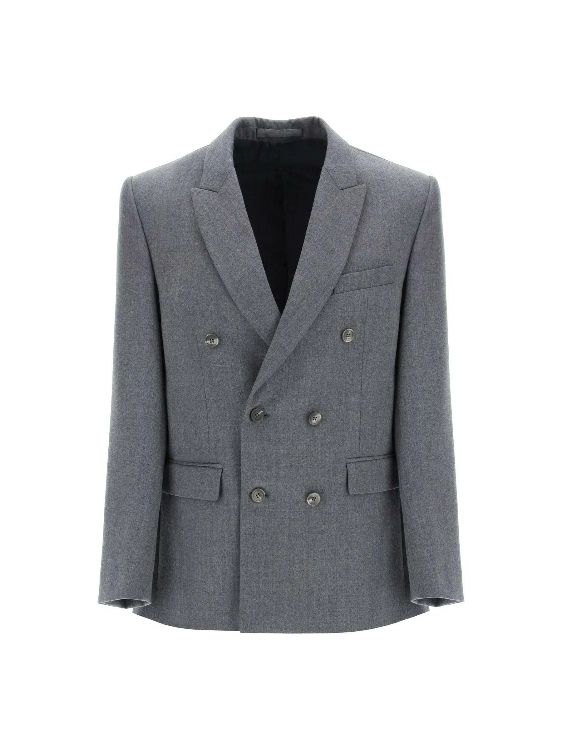 Double-Breasted Wool Blazer