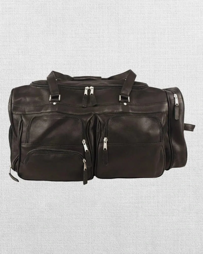 EASY CARRY LEATHER TRAVEL BAG