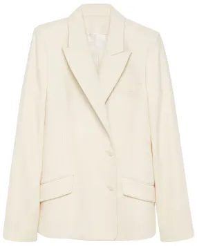 Eggshell Double Breasted Norah Blazer