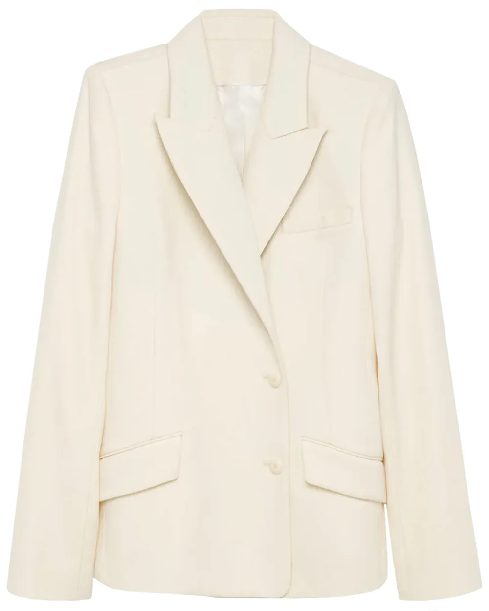 Eggshell Double Breasted Norah Blazer