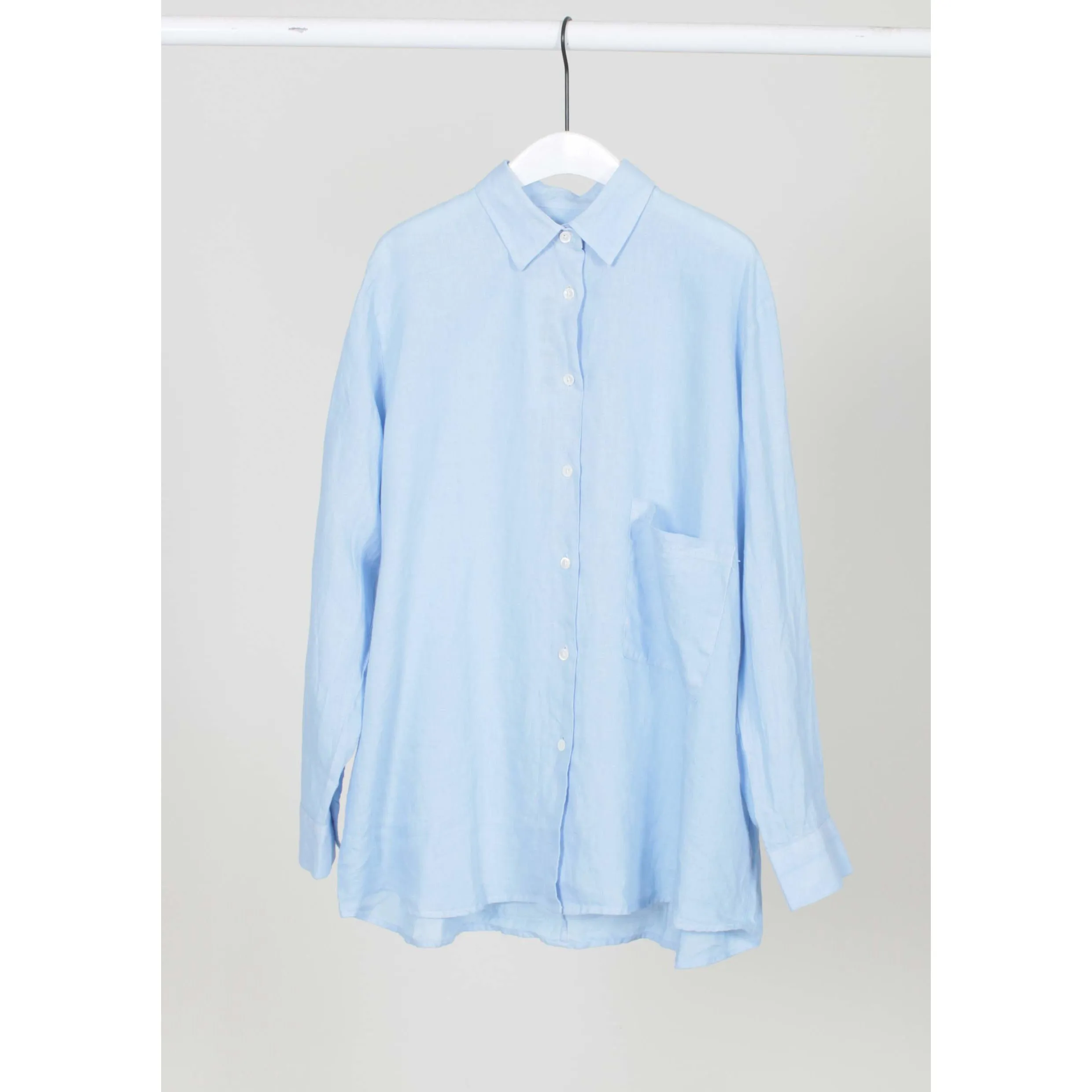 Elma Linen Shirt - Blue