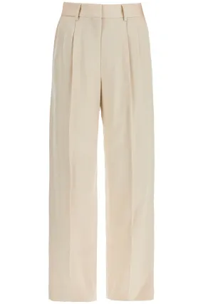 Embroidered High-Rise Trousers