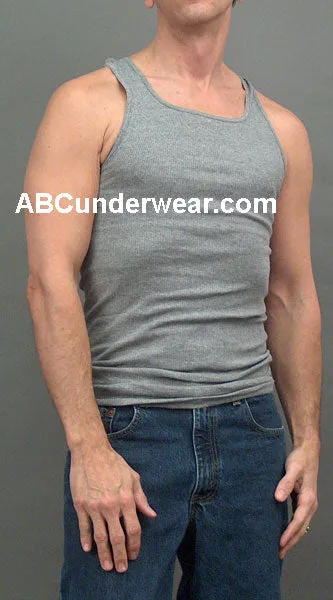 Hanes Single Ribbed Tank Top - Clearance