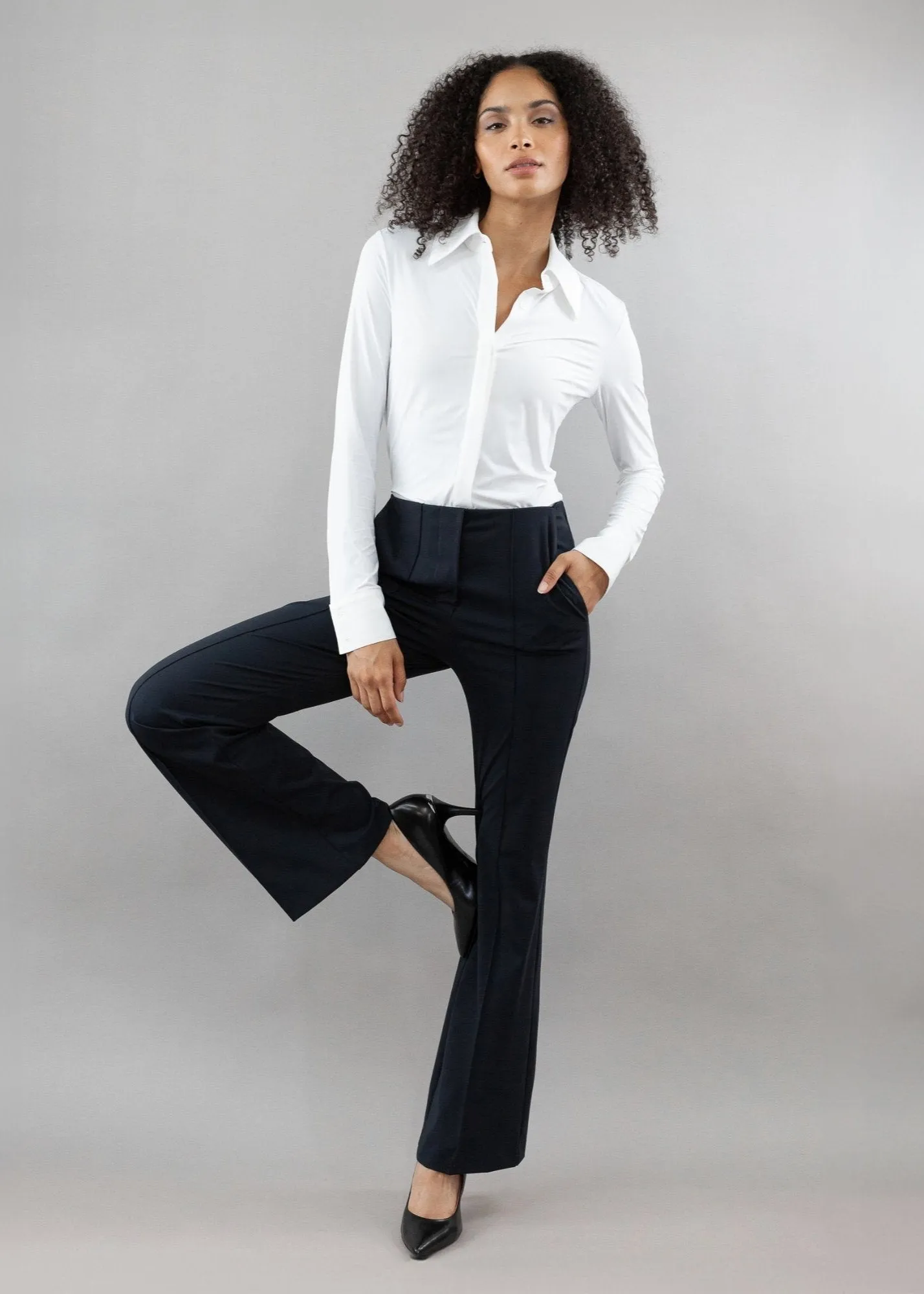 High Rise Flare Trouser