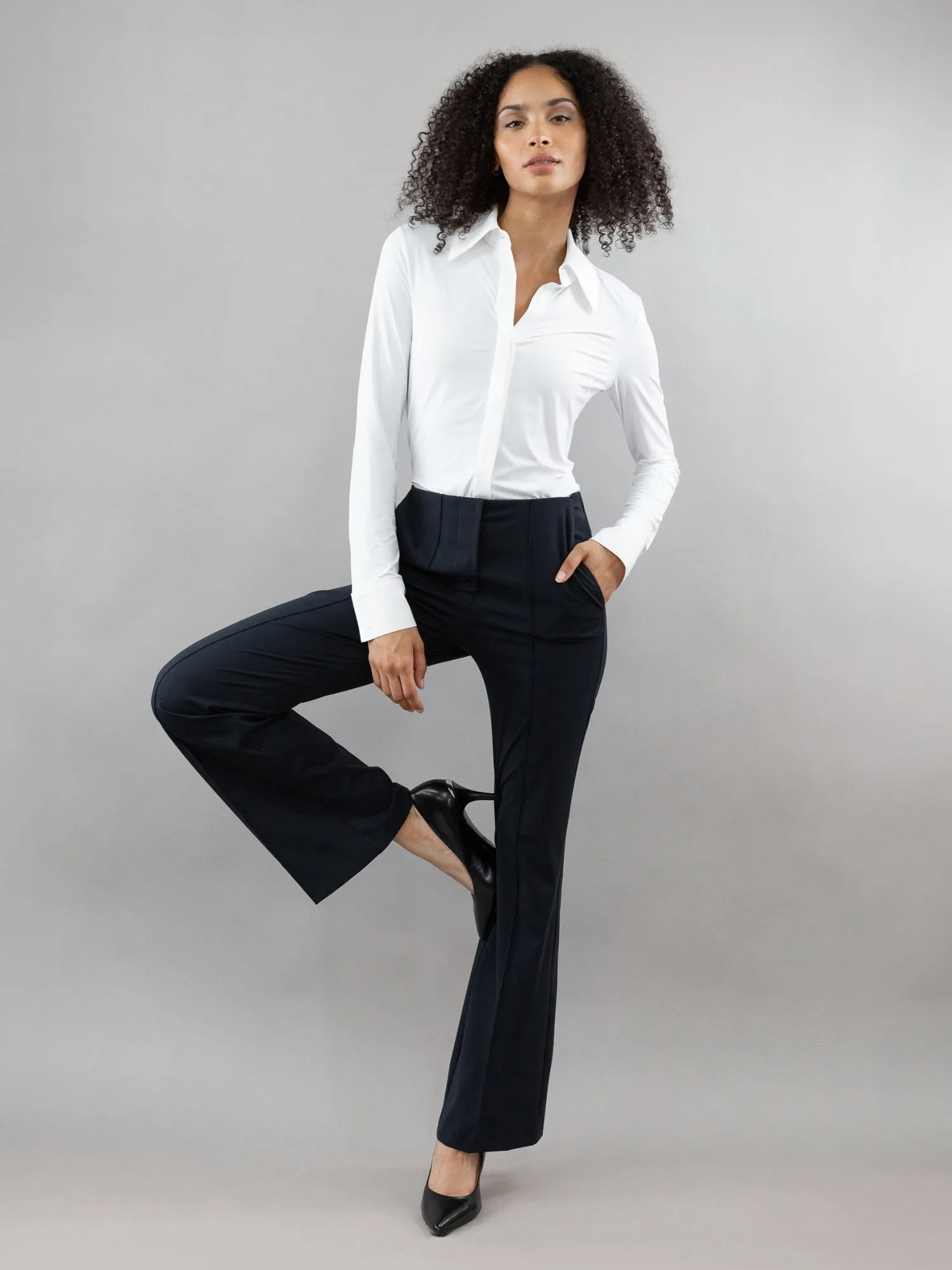 High Rise Flare Trouser