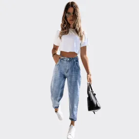 High Wide Classic Jeans