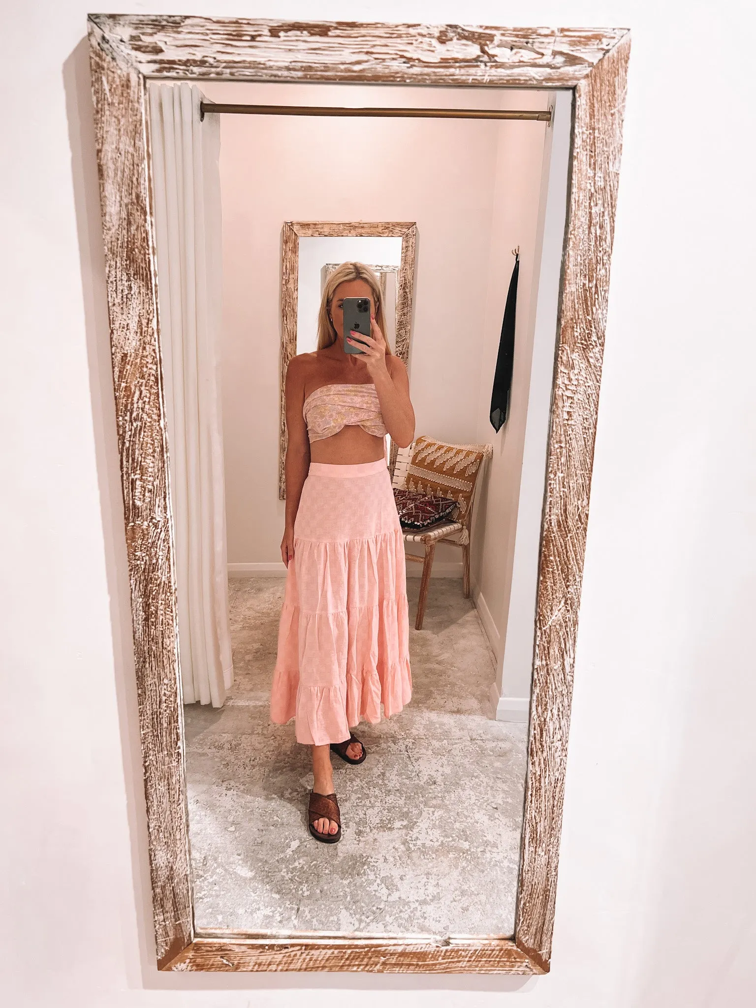 Janey Skirt Blush