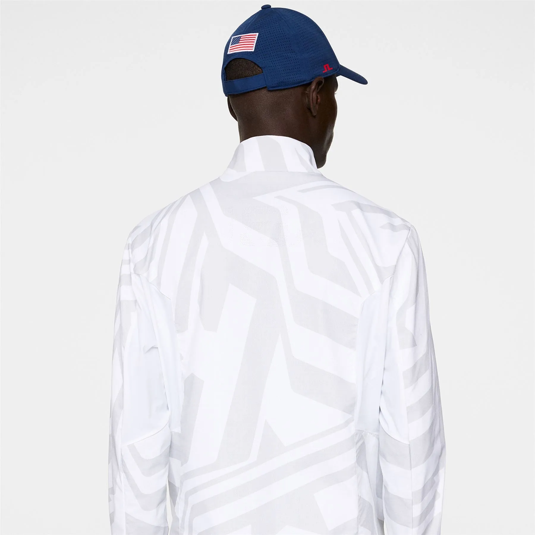 Laurent Full Zip Windbreaker Jacket US Golf White - SU24