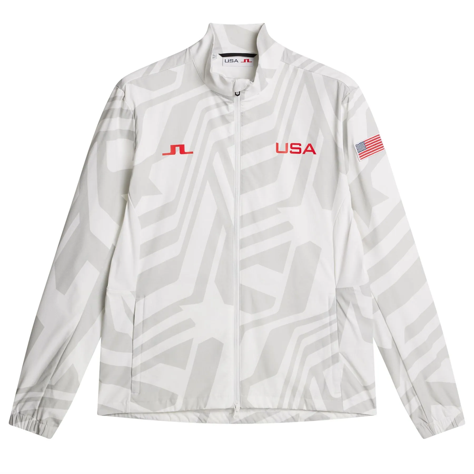 Laurent Full Zip Windbreaker Jacket US Golf White - SU24