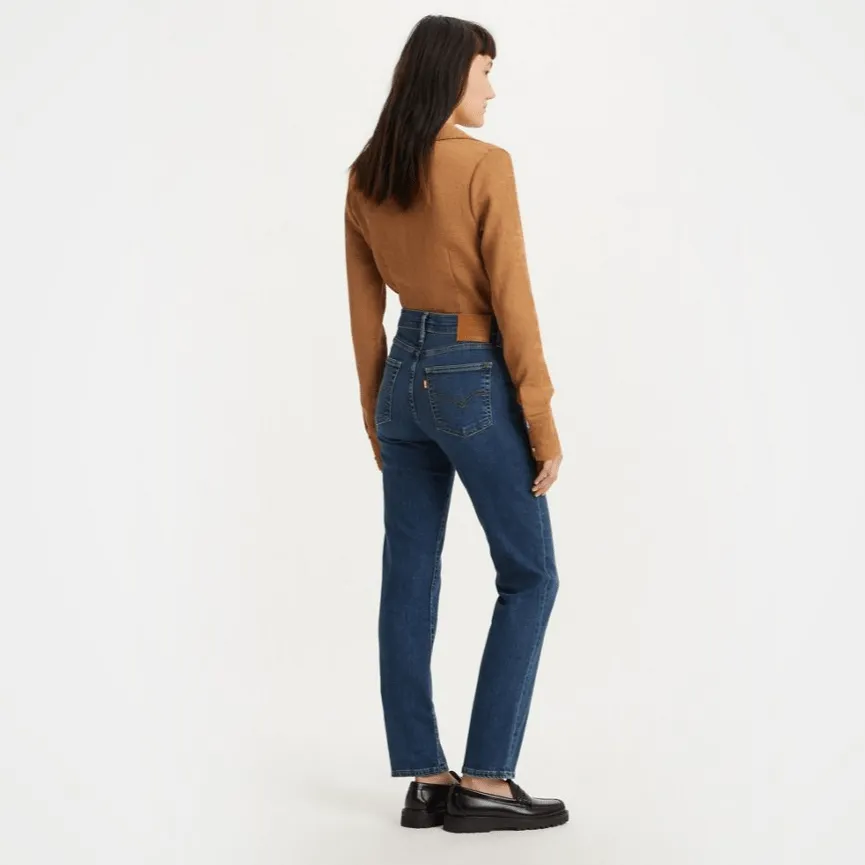 Levi's 724™ High Rise Straight Jeans Blue 30 Leg