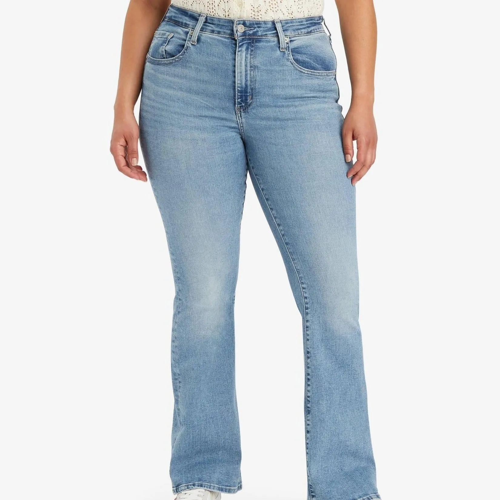 Levi's 726™ High Rise Flare Jeans in Blue Wave Light