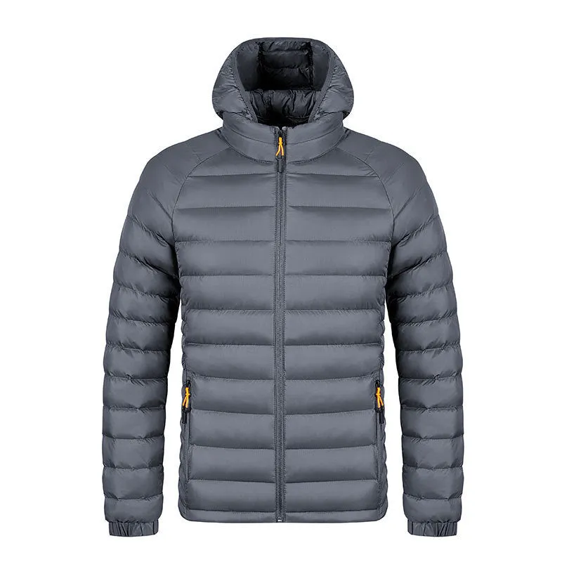 Men's Winter Lightweight Hooded Jacket