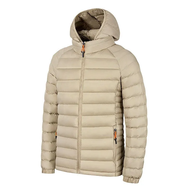 Men's Winter Lightweight Hooded Jacket