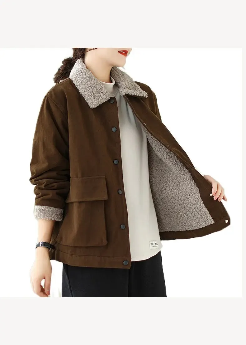 New Fleece Wool Lined Jacket