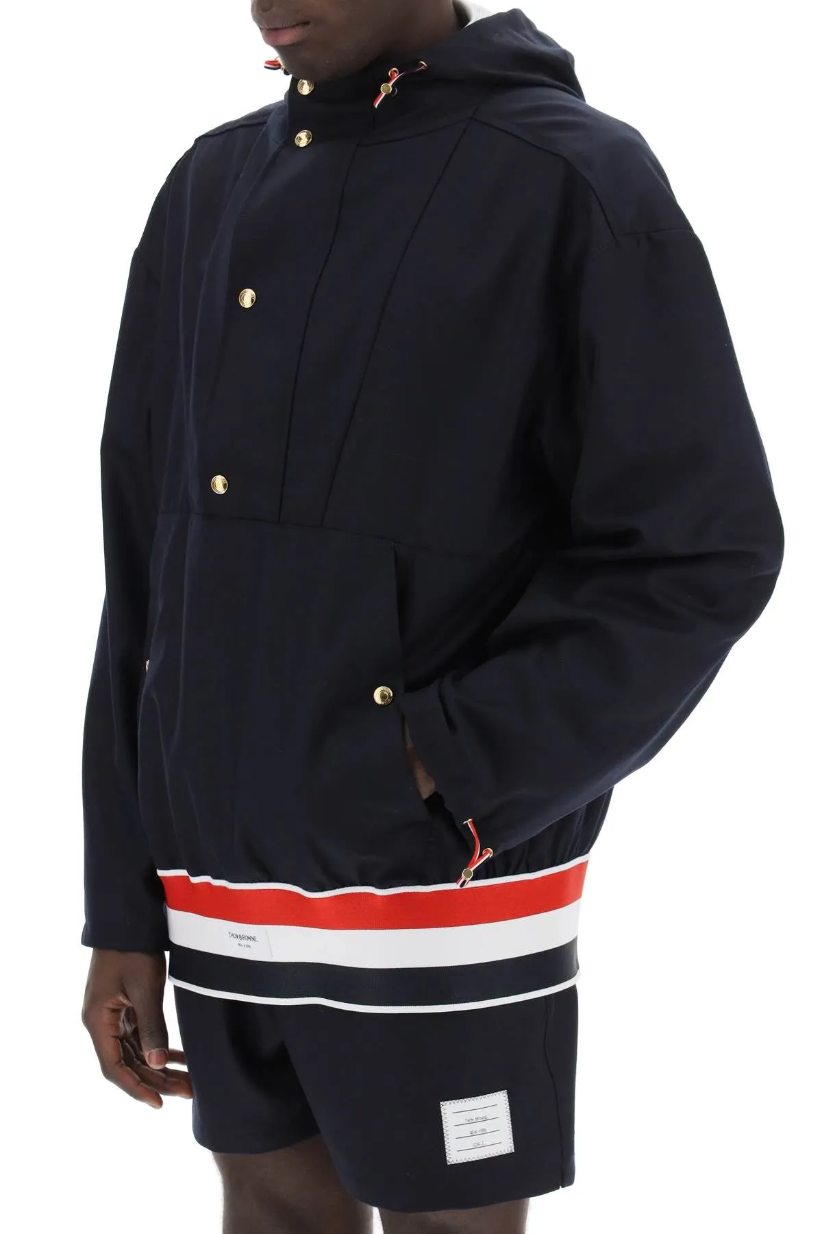 "lightweight wool anorak with tr