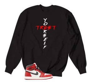 Retro 1 Lost and Found Trust Yourself Sweater