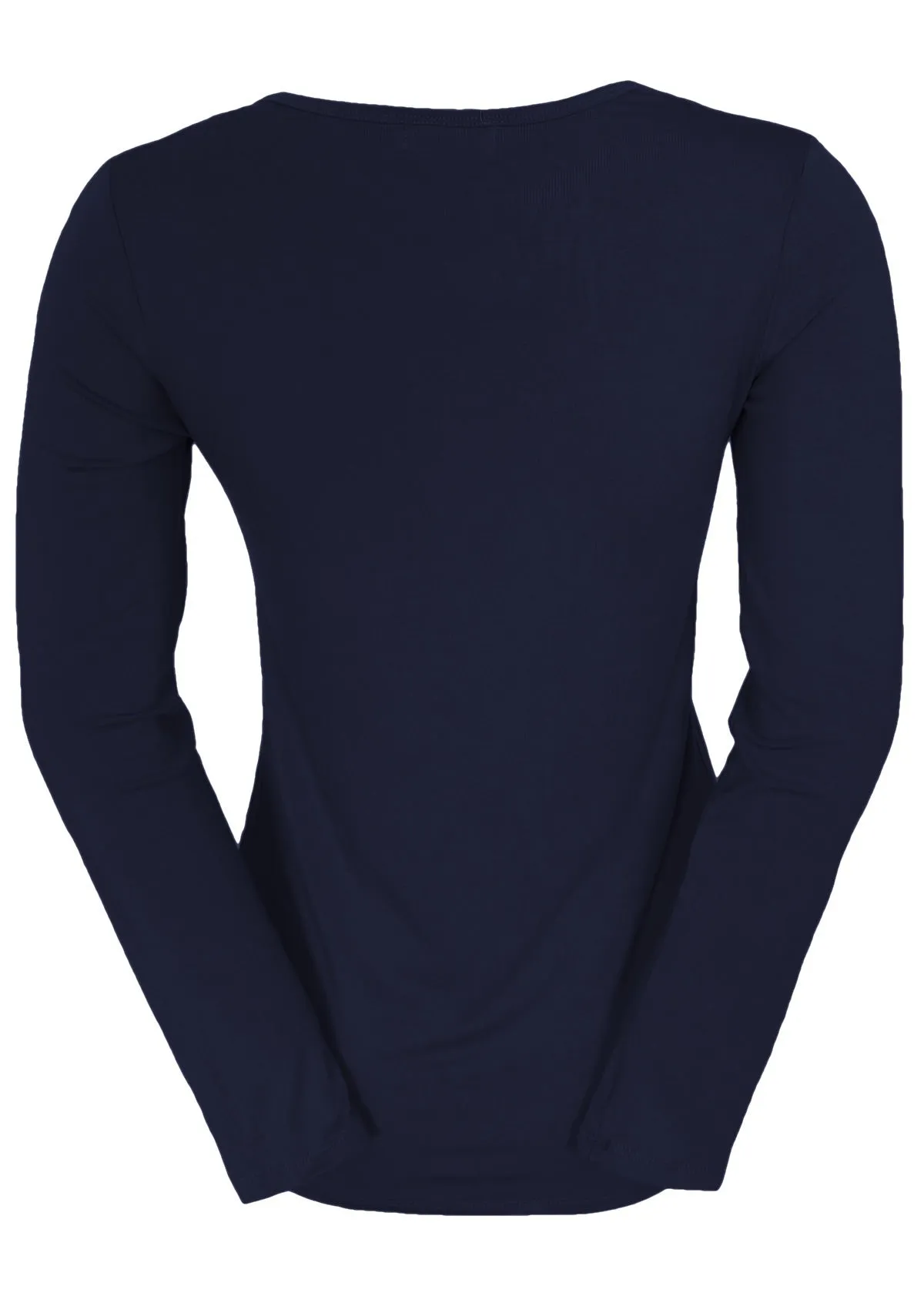 Round Neck Top Navy Blue