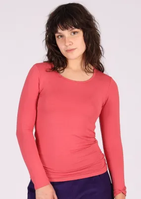 Round Neck Top Rose Pink