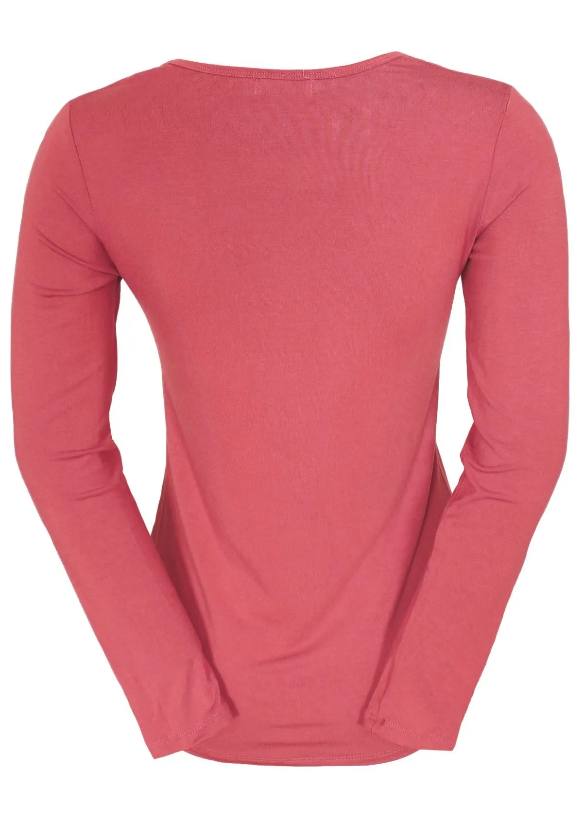 Round Neck Top Rose Pink