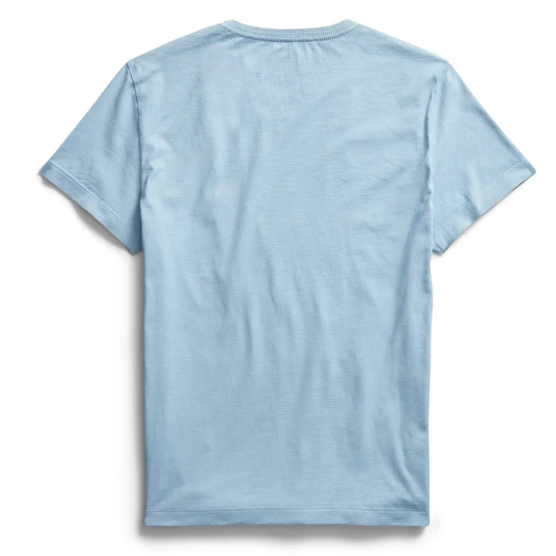 RRL by Ralph Lauren Garment-Dyed Crewneck T-Shirt Light Blue