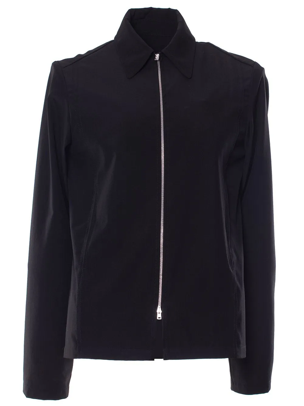 Silk Cotton Zip Jacket