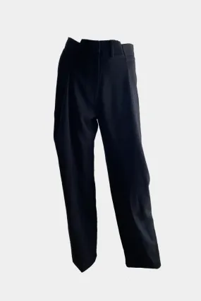 Slim Highrise Trousers - Black