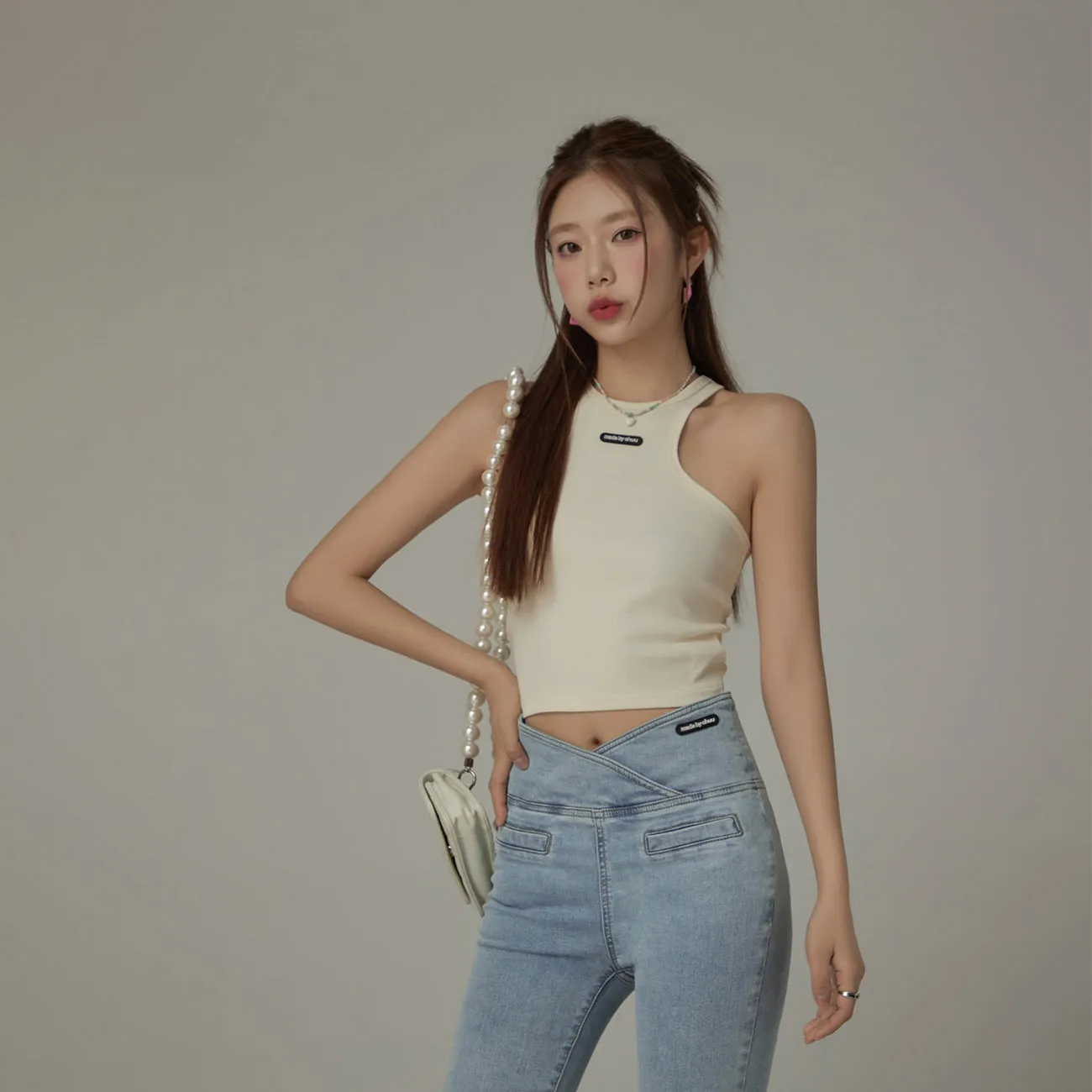 Slim Ribbed Crop Top