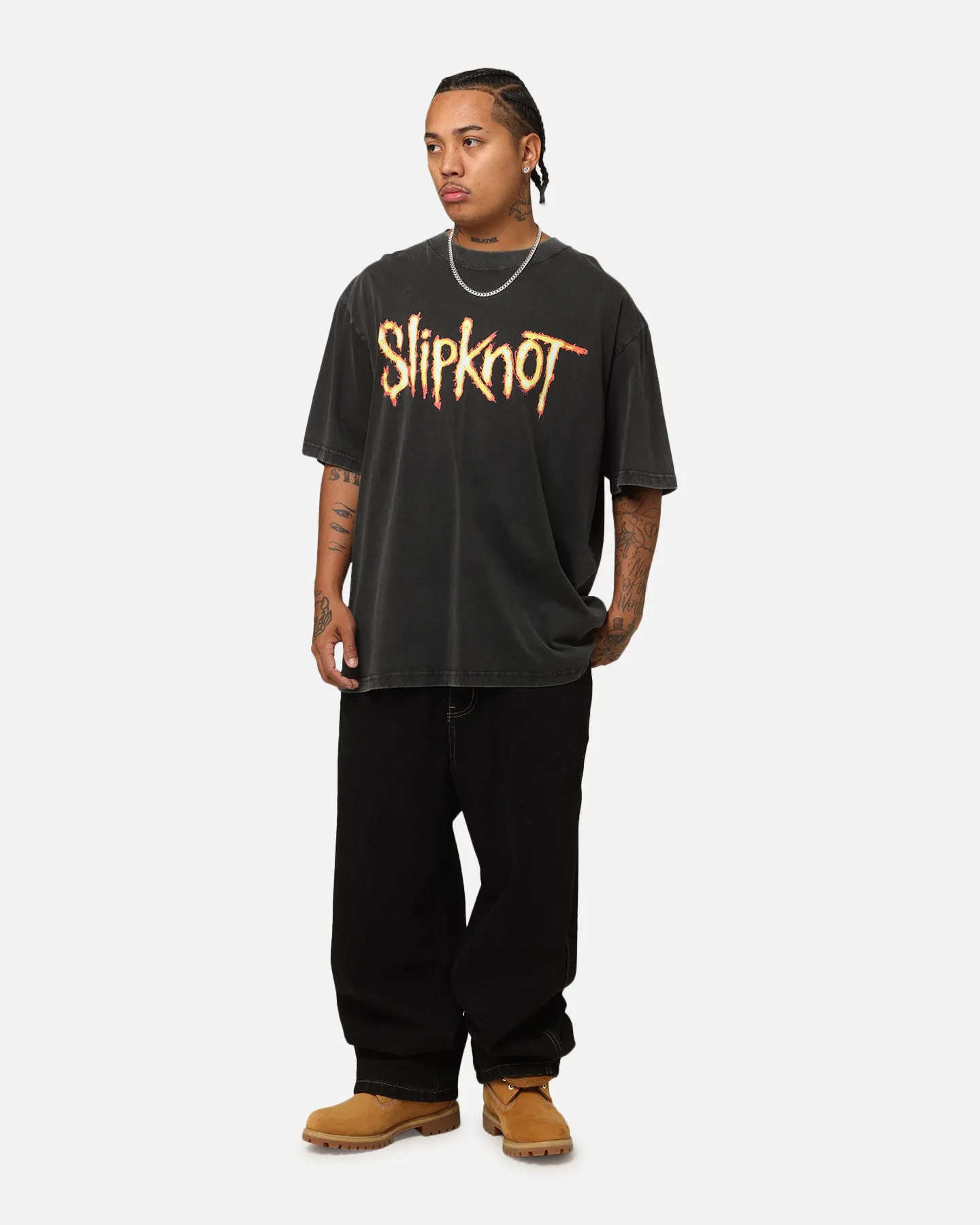 Slipknot World Tour '24 T-Shirt Washed Black