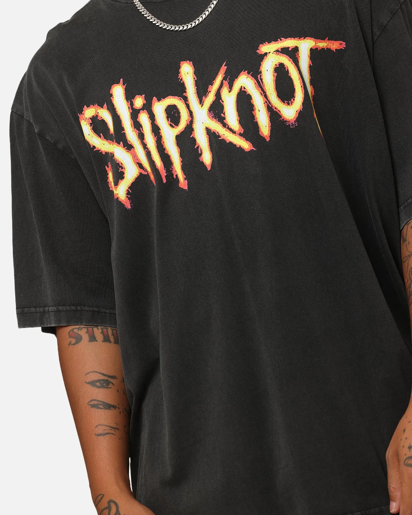 Slipknot World Tour '24 T-Shirt Washed Black