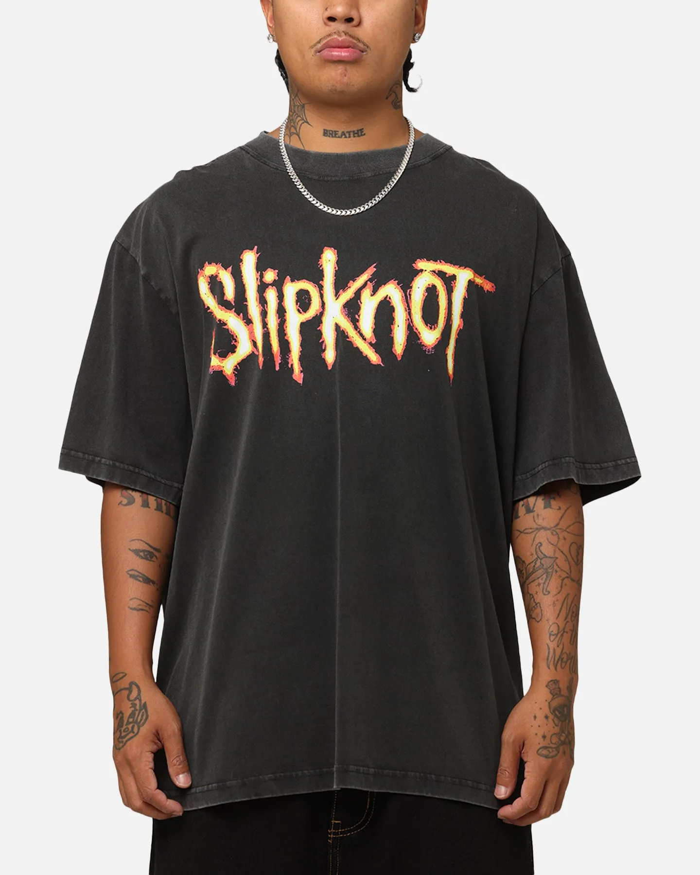 Slipknot World Tour '24 T-Shirt Washed Black