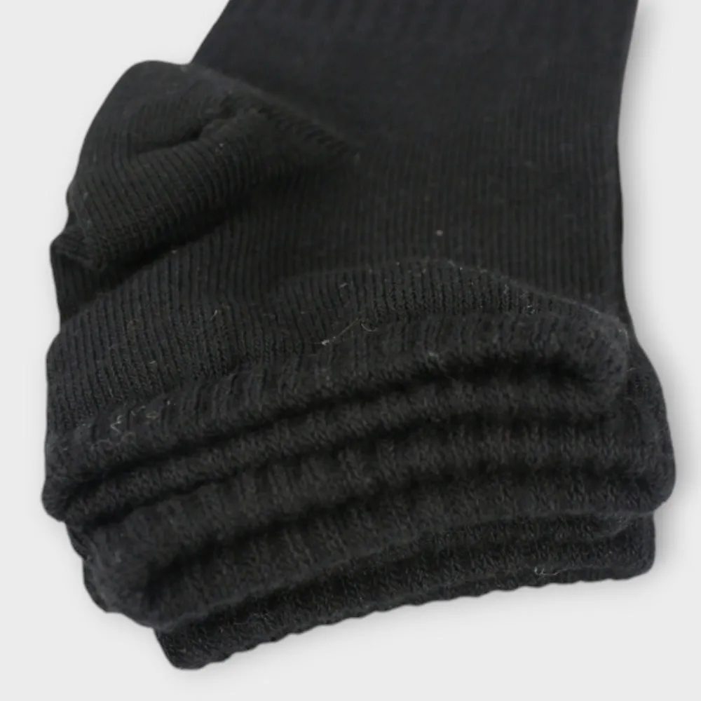 Unisex Black Socks (Pack Of 2)