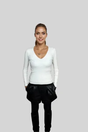 Veronica Blouse in Off-White