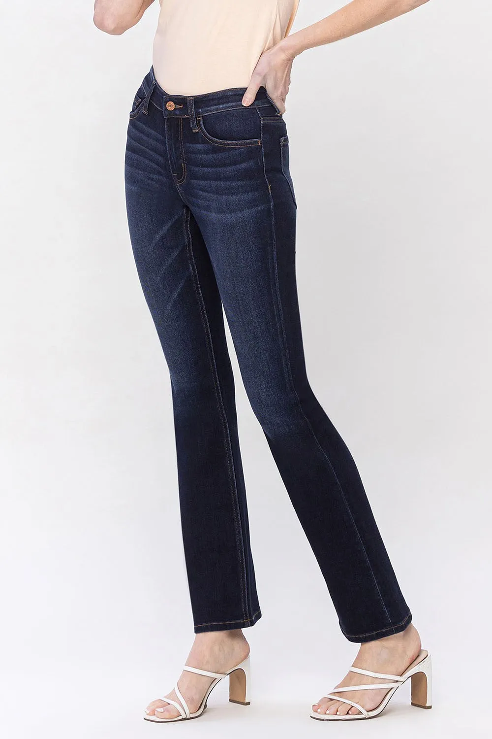 VERVET by Flying Monkey MID RISE BOOTCUT JEANS Miranda