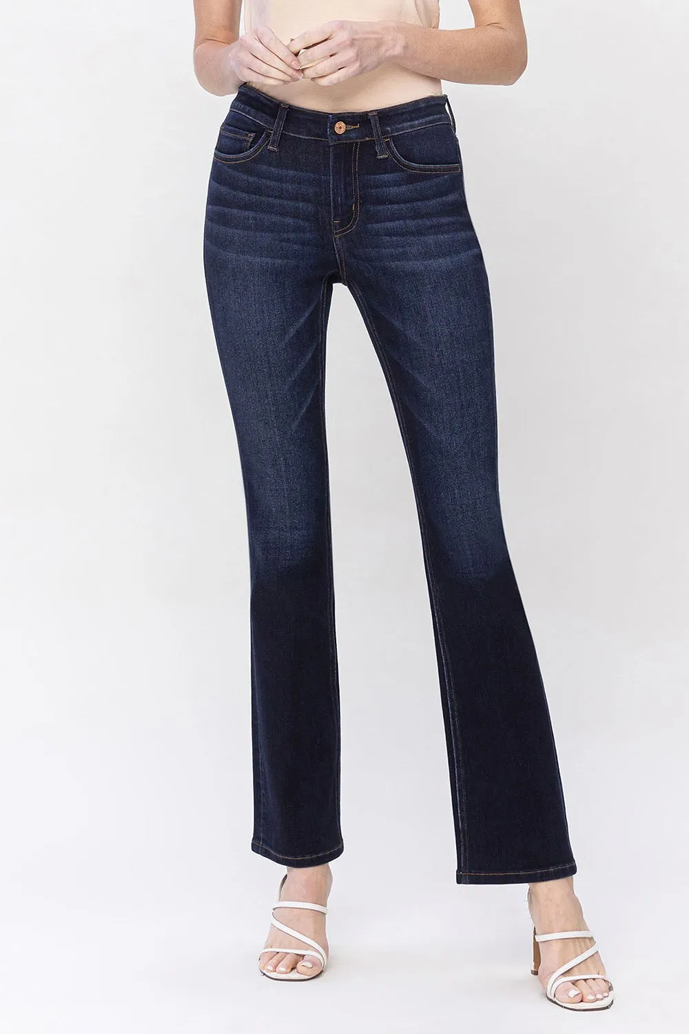 VERVET by Flying Monkey MID RISE BOOTCUT JEANS Miranda