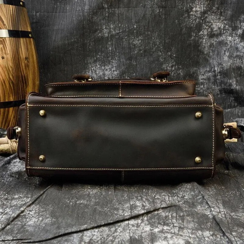 Vintage Leather Shoulder Camera Bag For Photography